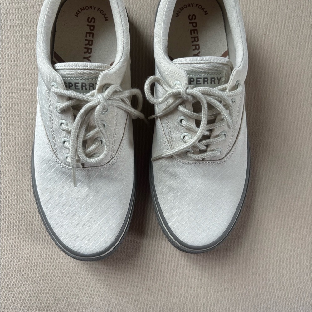 Sperry Men's White Canvas Shoes